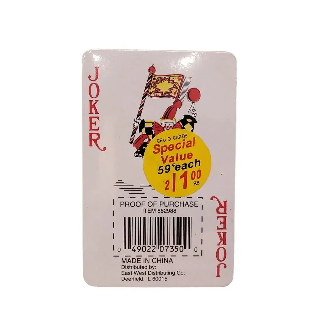 Vintage Playing Cards Joker Special Cello Cards Game Cards Poker
